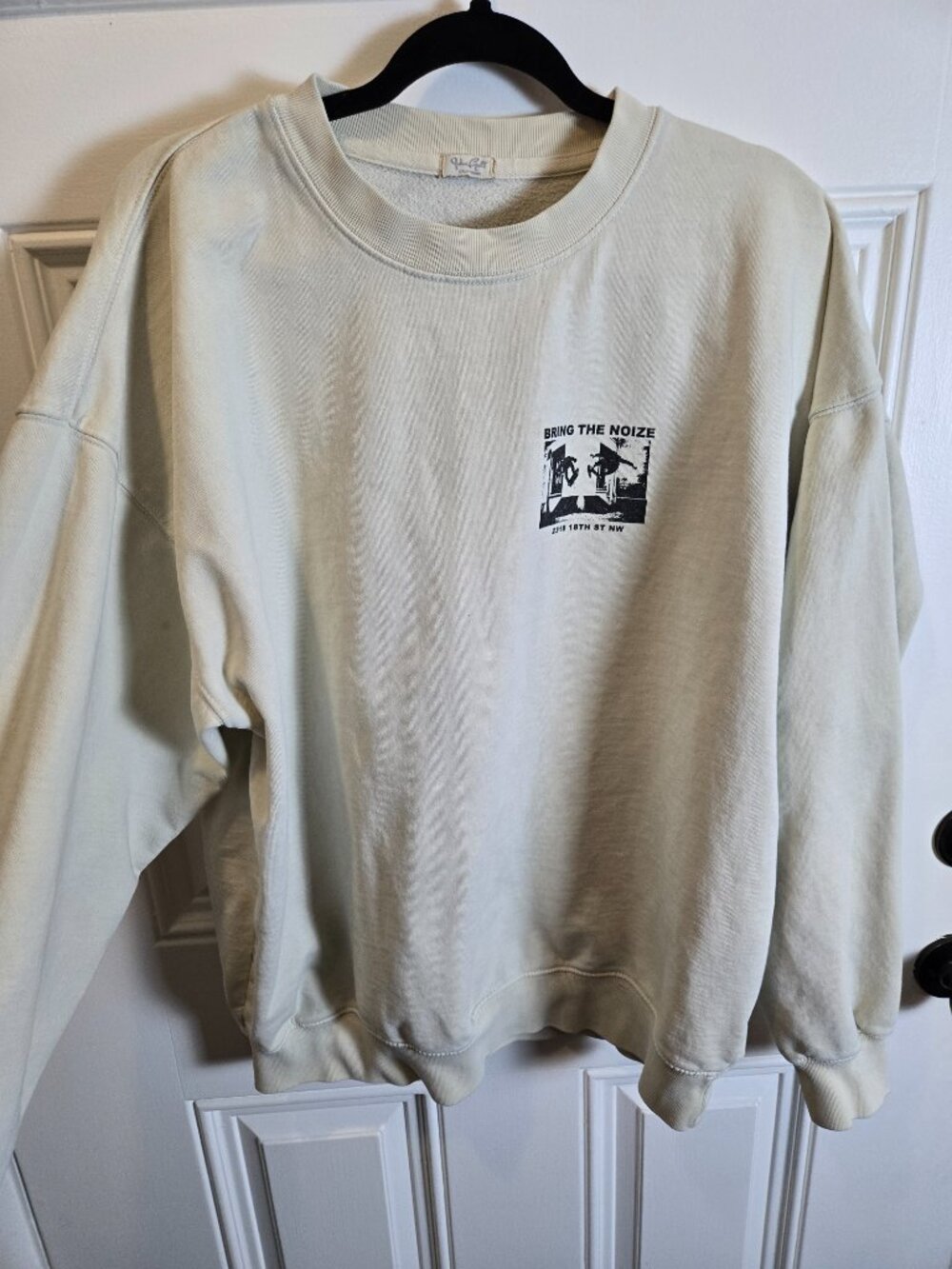 John Galt Brandy Melville One Size Sweatshirt Bring The Noize Oversized Skater